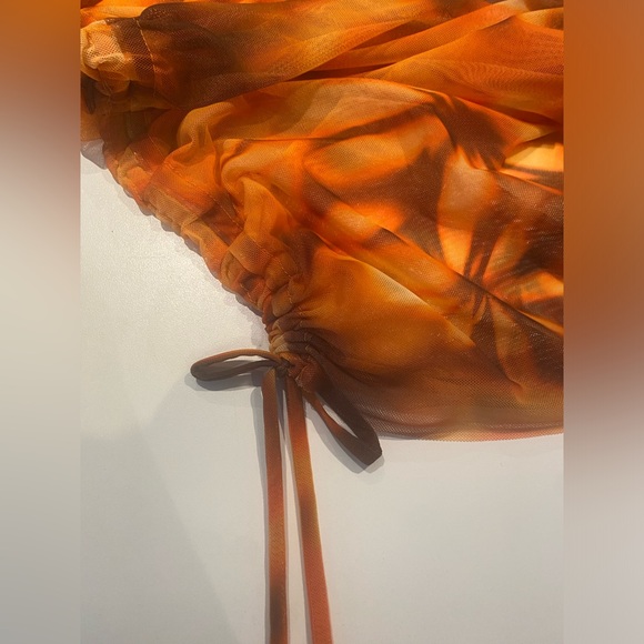 MISBHV ORANGE The ‘Metamorphosis 1993’ collection mesh slip dress size S - Picture 7 of 8